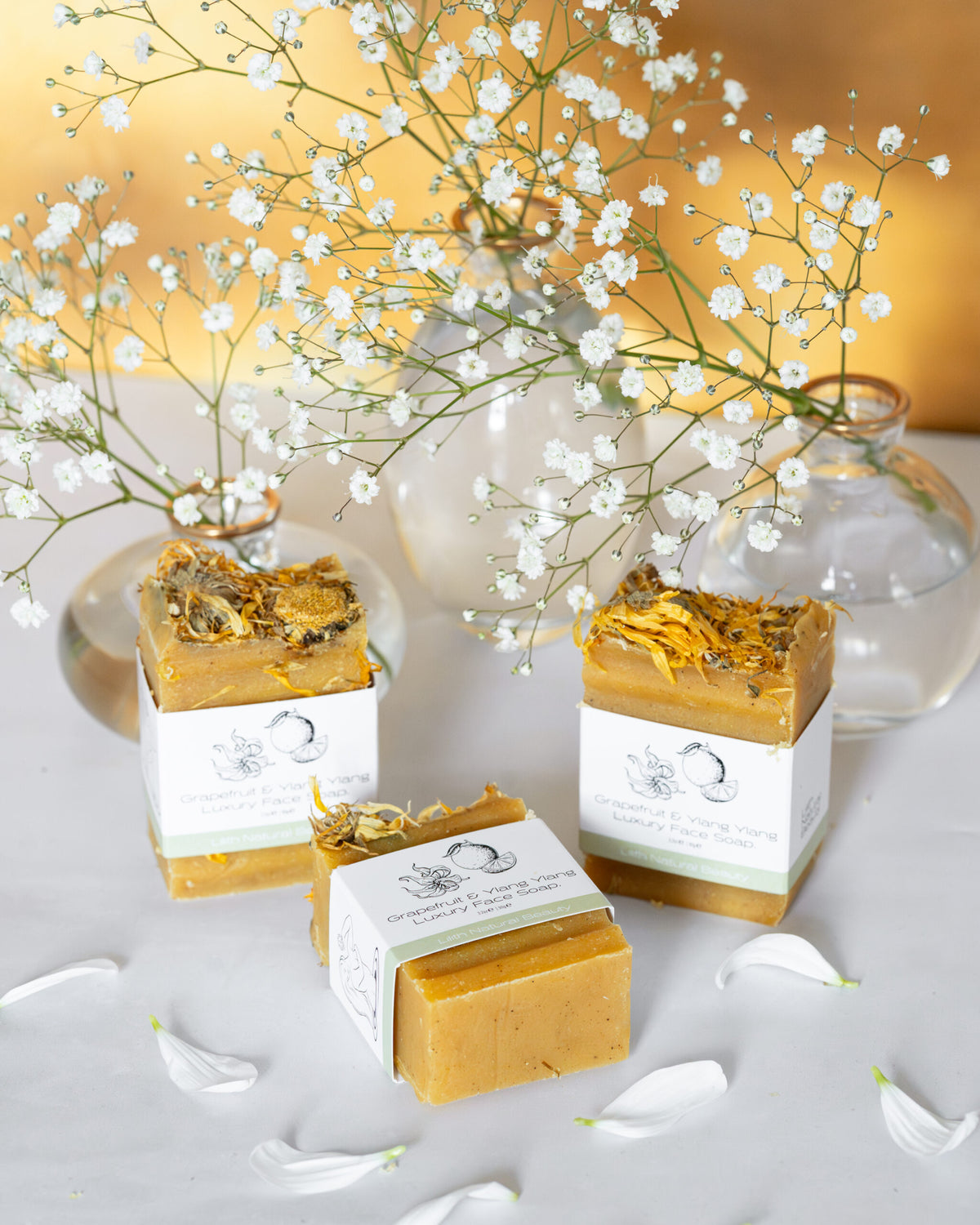 Grapefruit & ylang ylang luxury face soap