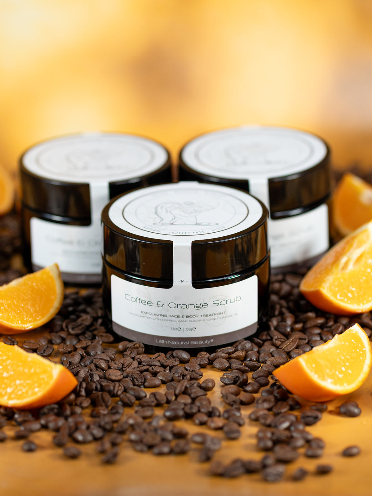Coffee & orange scrub