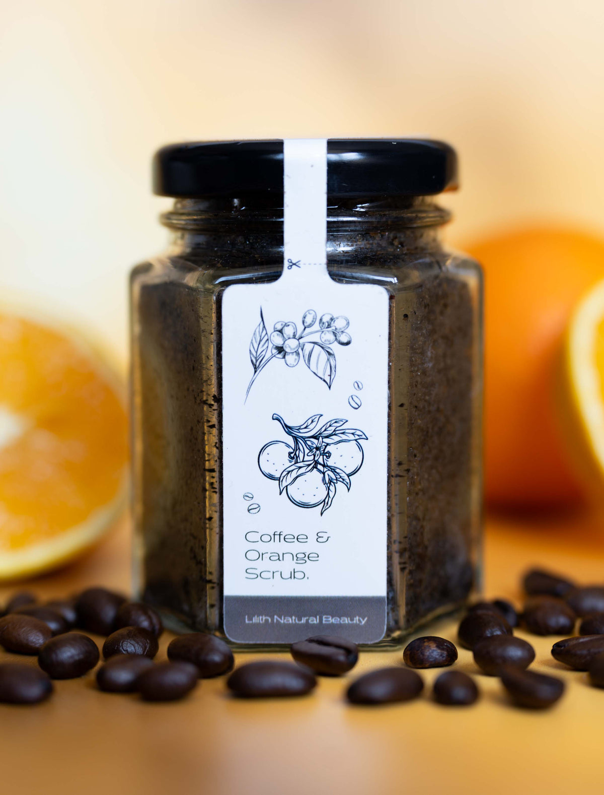 Coffee & orange exfoliating soap