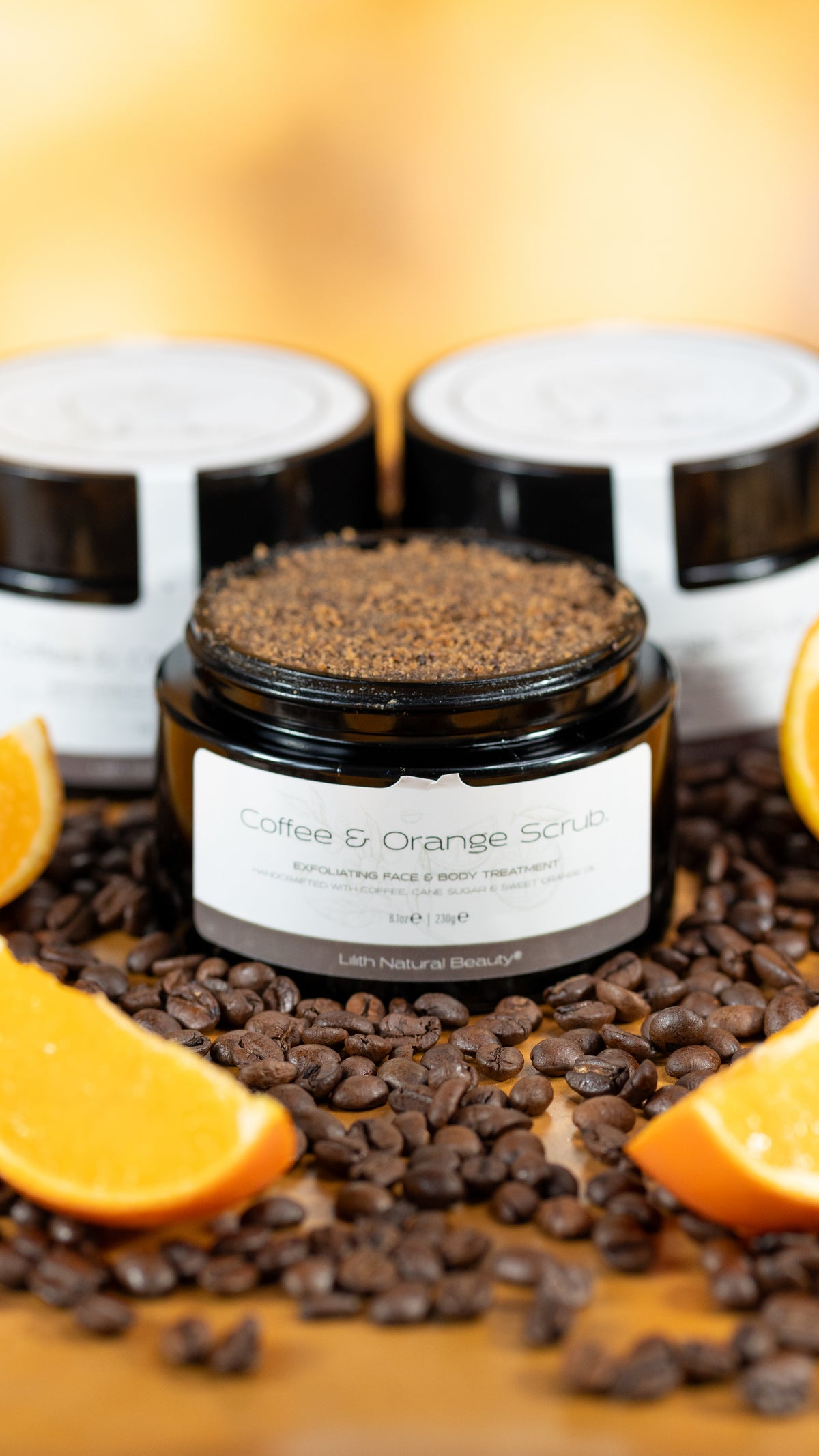Coffee & orange scrub