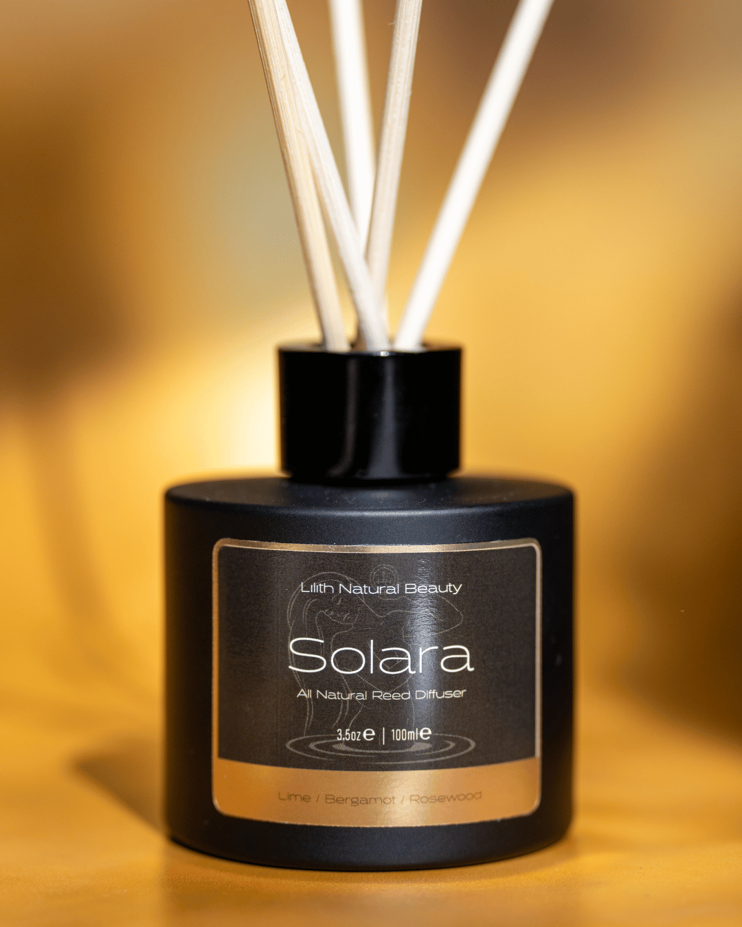 Solara Unprocessed Solara Reed Diffuser – Lilith Natural Beauty