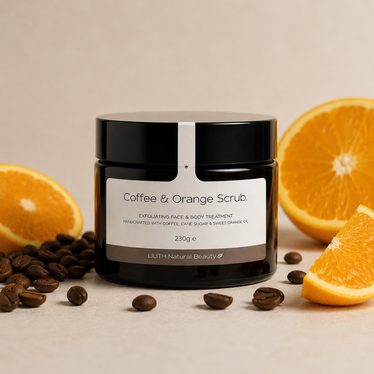 Coffee & orange scrub