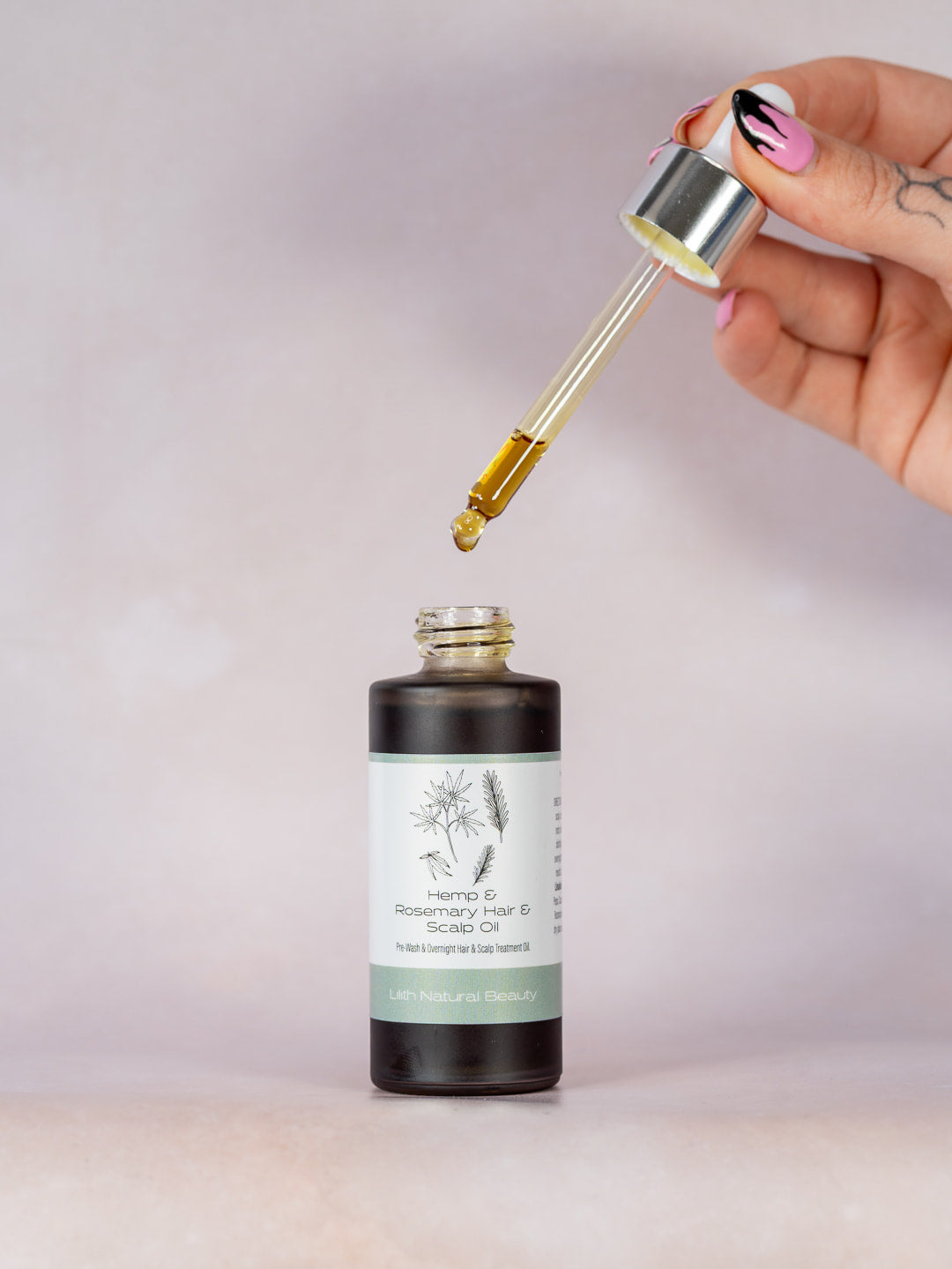 Hemp & rosemary hair & scalp oil