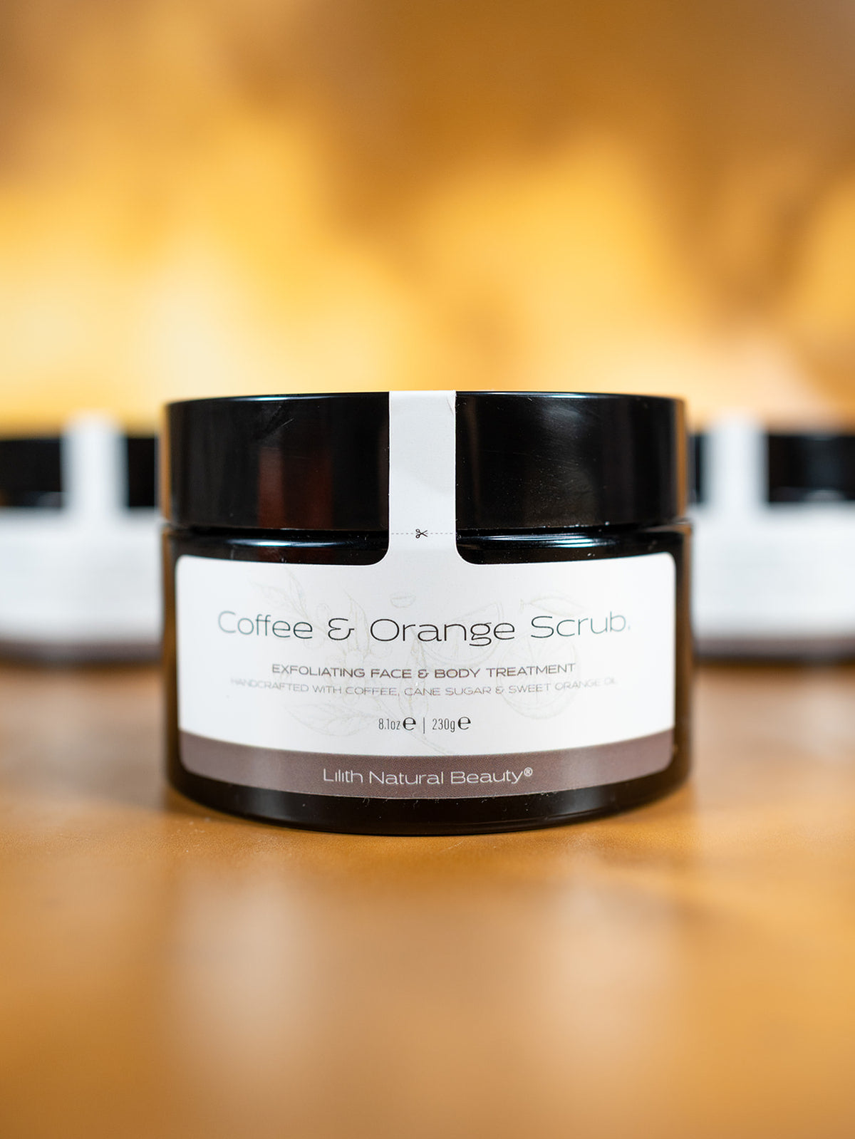 Coffee & orange scrub