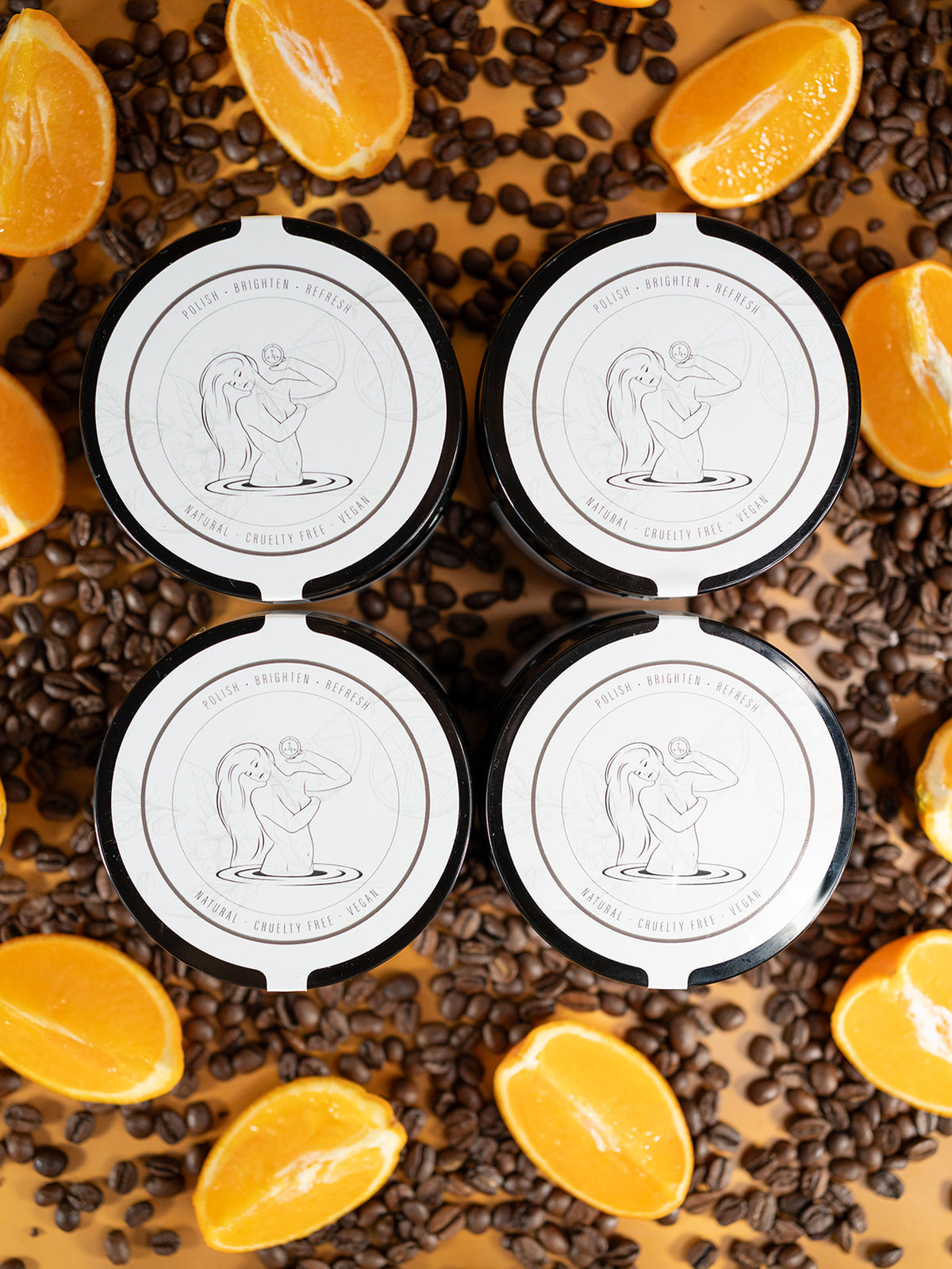 Coffee & orange scrub