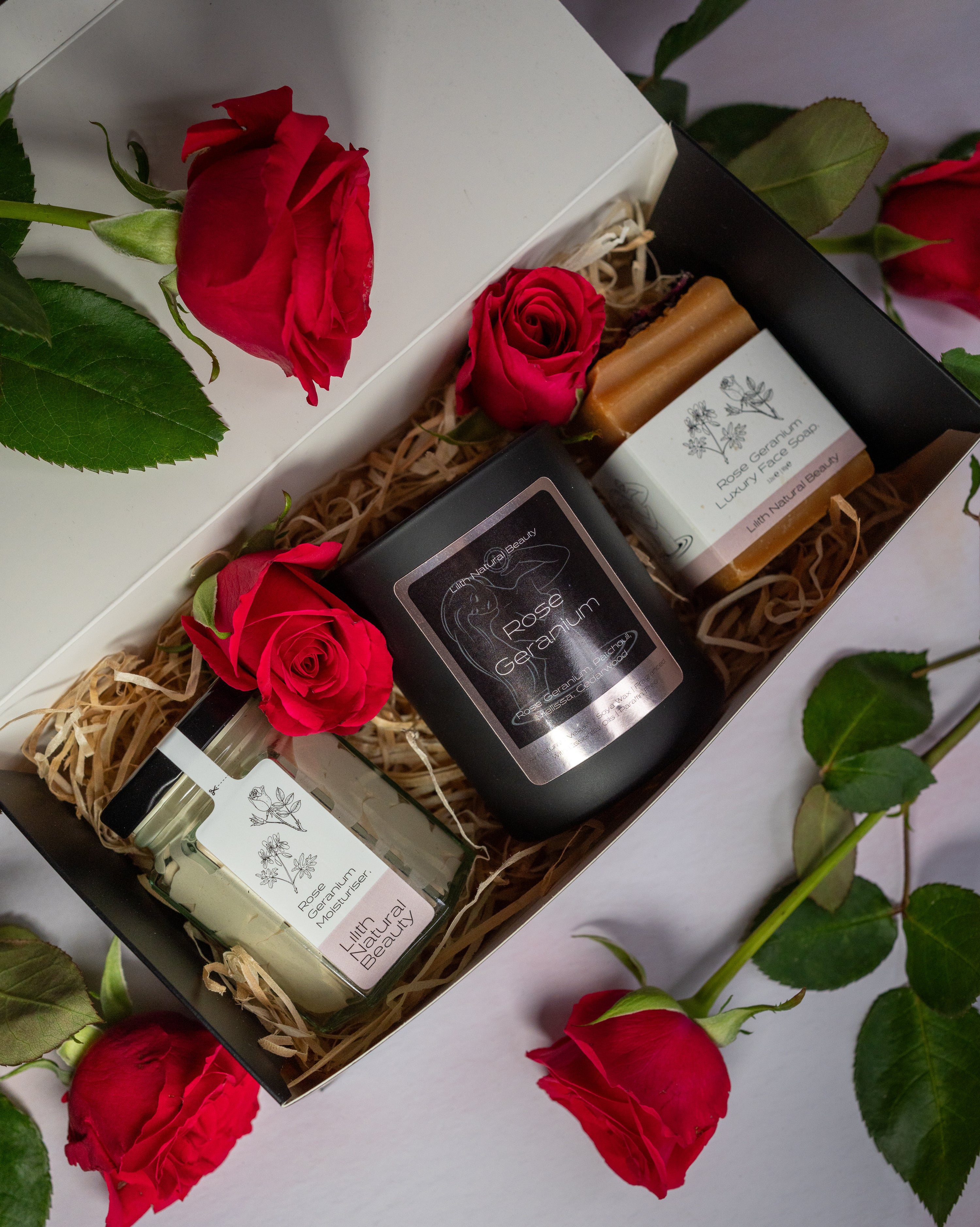 Rose Geranium Soya Wax Candle