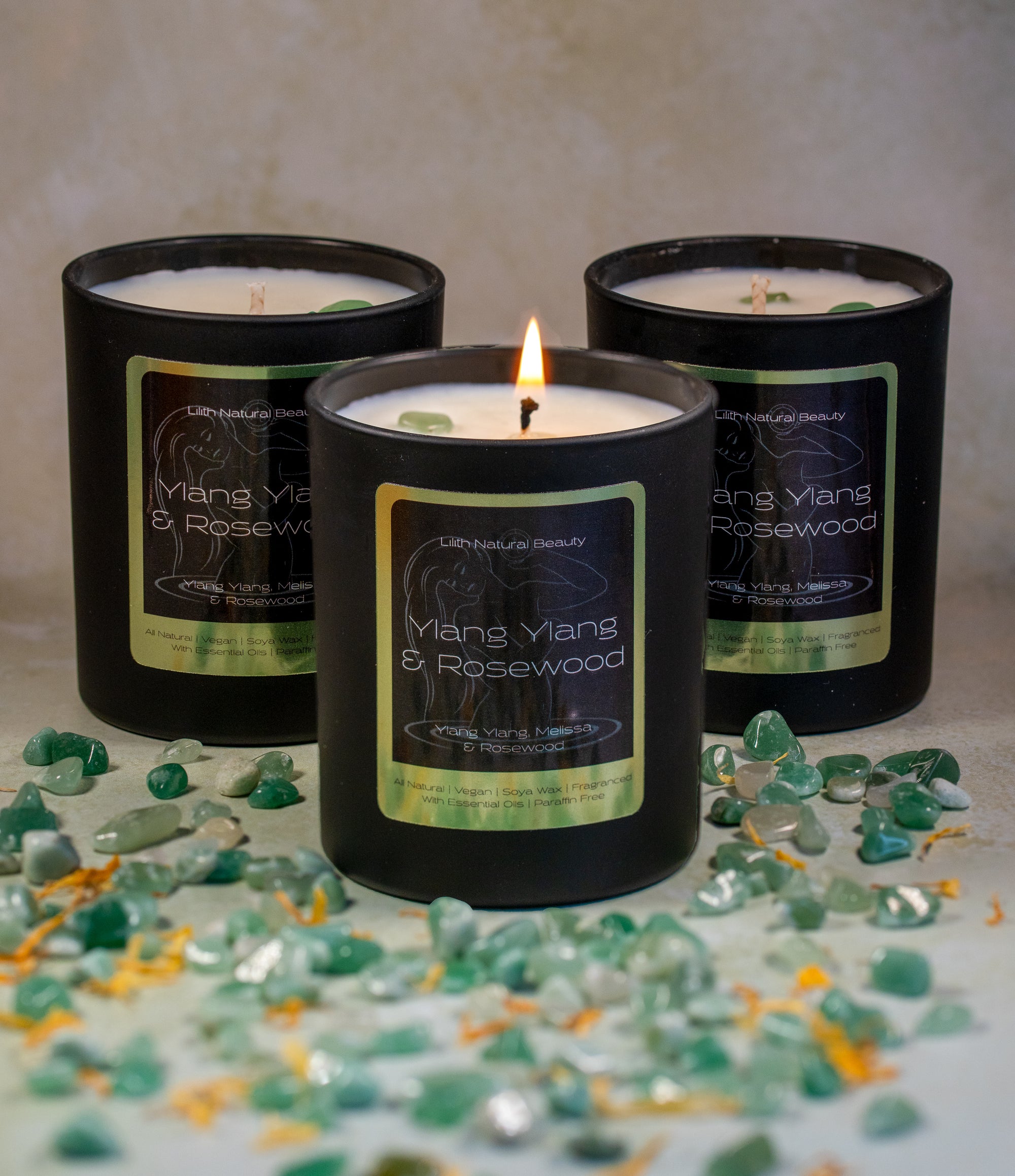 Ylang Ylang & Rosewood Soya Wax Candle