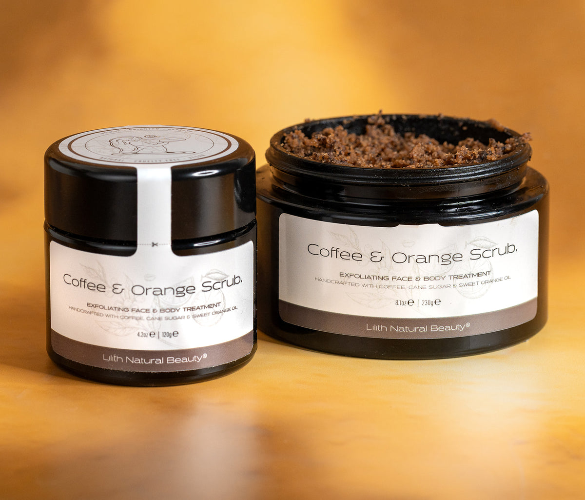 Coffee & orange scrub