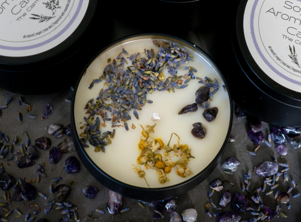 The Calm Balm Soya Wax Candle - Image 3